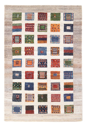 Gabbeh Tæppe - Loribaft Persisk - 130 x 84 cm - flerfarvet
