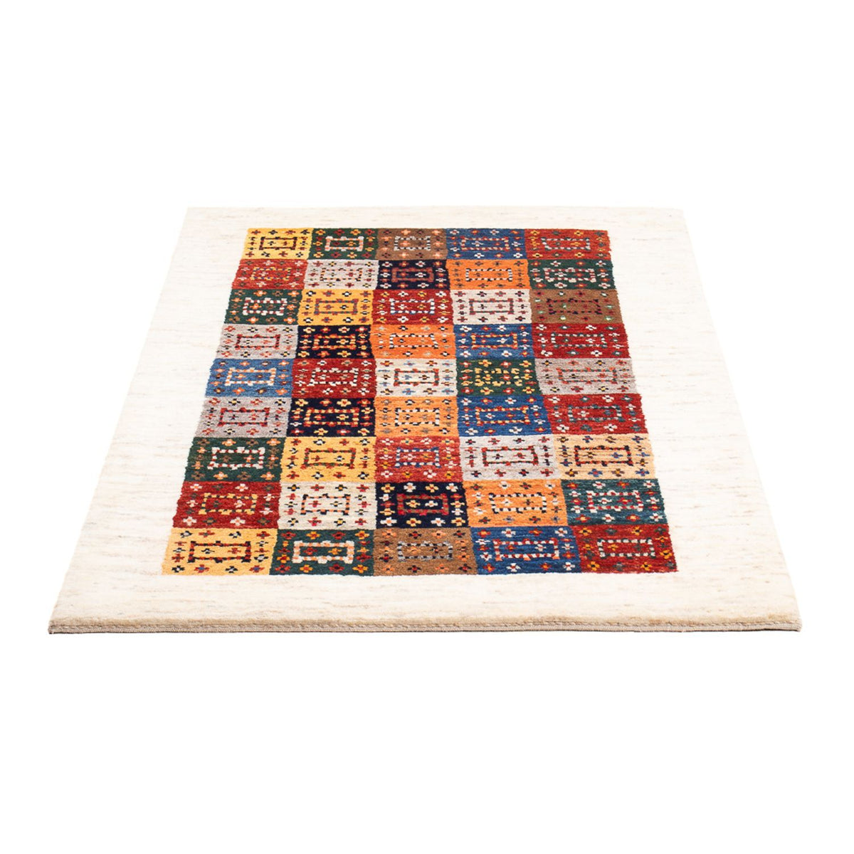 Gabbeh Tæppe - Loribaft Persisk - 136 x 85 cm - flerfarvet