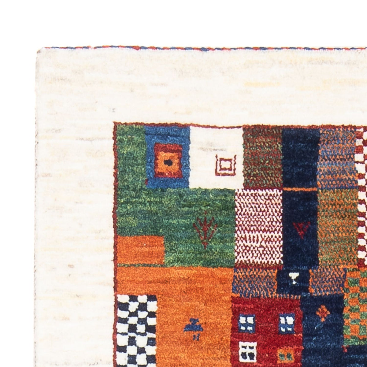 Loribaft Tæppe 83x126cm - Perserteppich Wollteppich