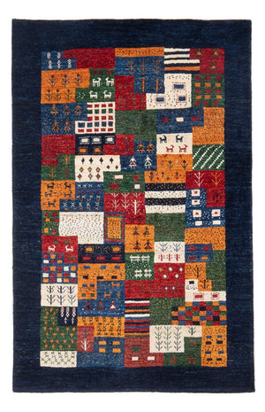 Gabbeh Tæppe - Loribaft Persisk - 129 x 83 cm - flerfarvet