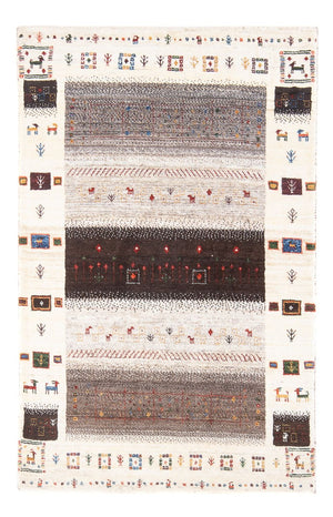 Gabbeh Tæppe - Loribaft Persisk - 126 x 84 cm - flerfarvet