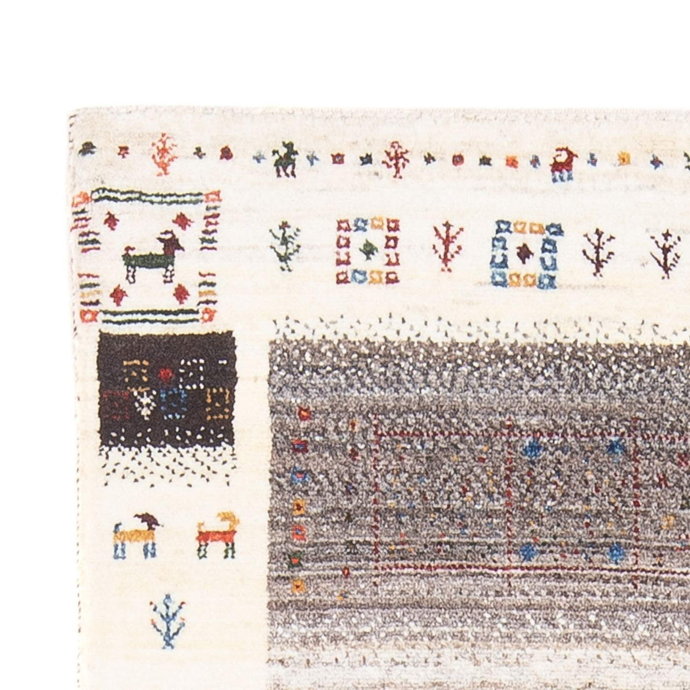 Loribaft Tæppe 126x84cm - Perserteppich Wollteppich