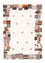 Gabbeh Tæppe - Loribaft Persisk - 126 x 88 cm - flerfarvet