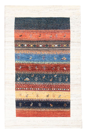 Gabbeh Tæppe - Loribaft Persisk - 130 x 80 cm - flerfarvet