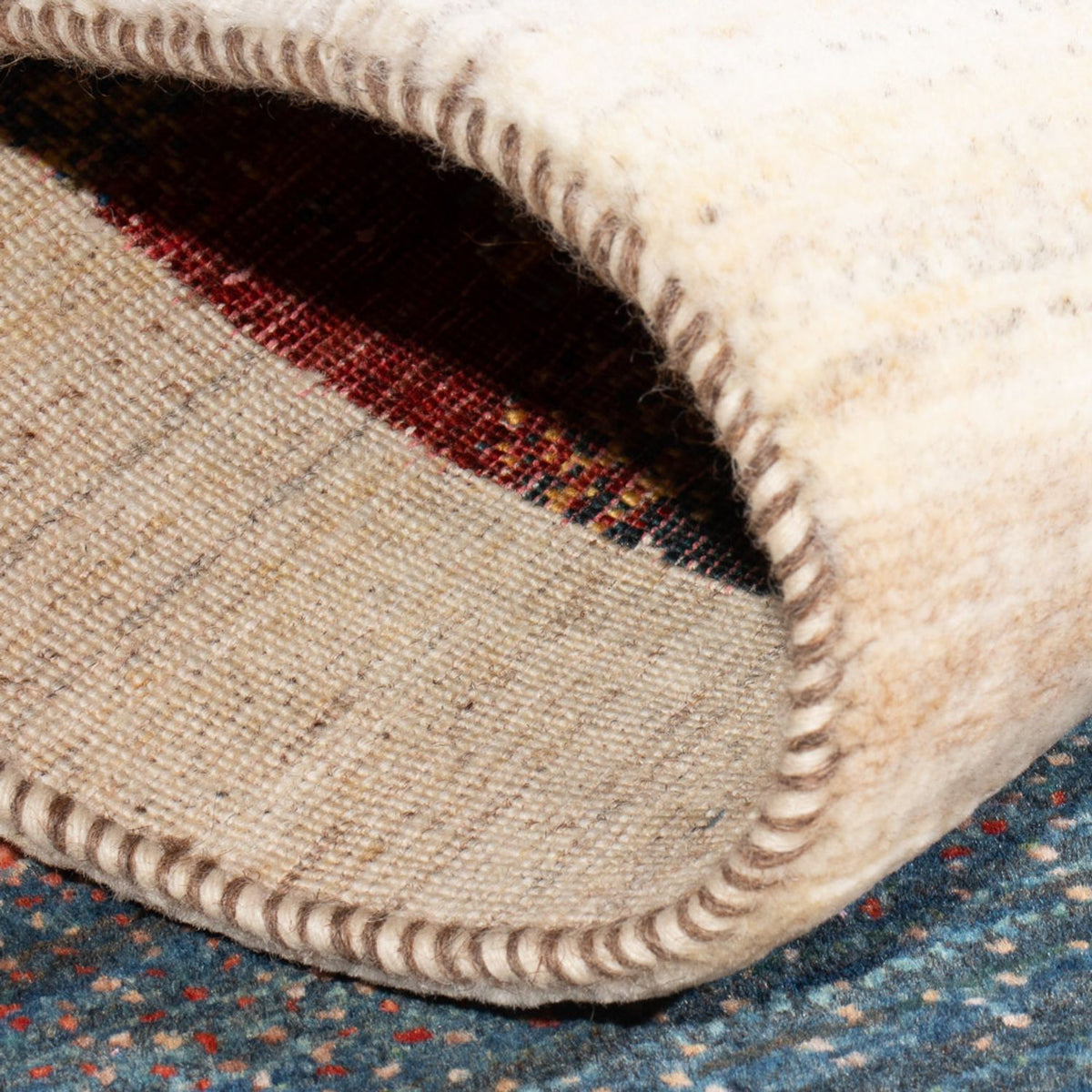 Gabbeh Tæppe - Loribaft Persisk - 130 x 80 cm - flerfarvet