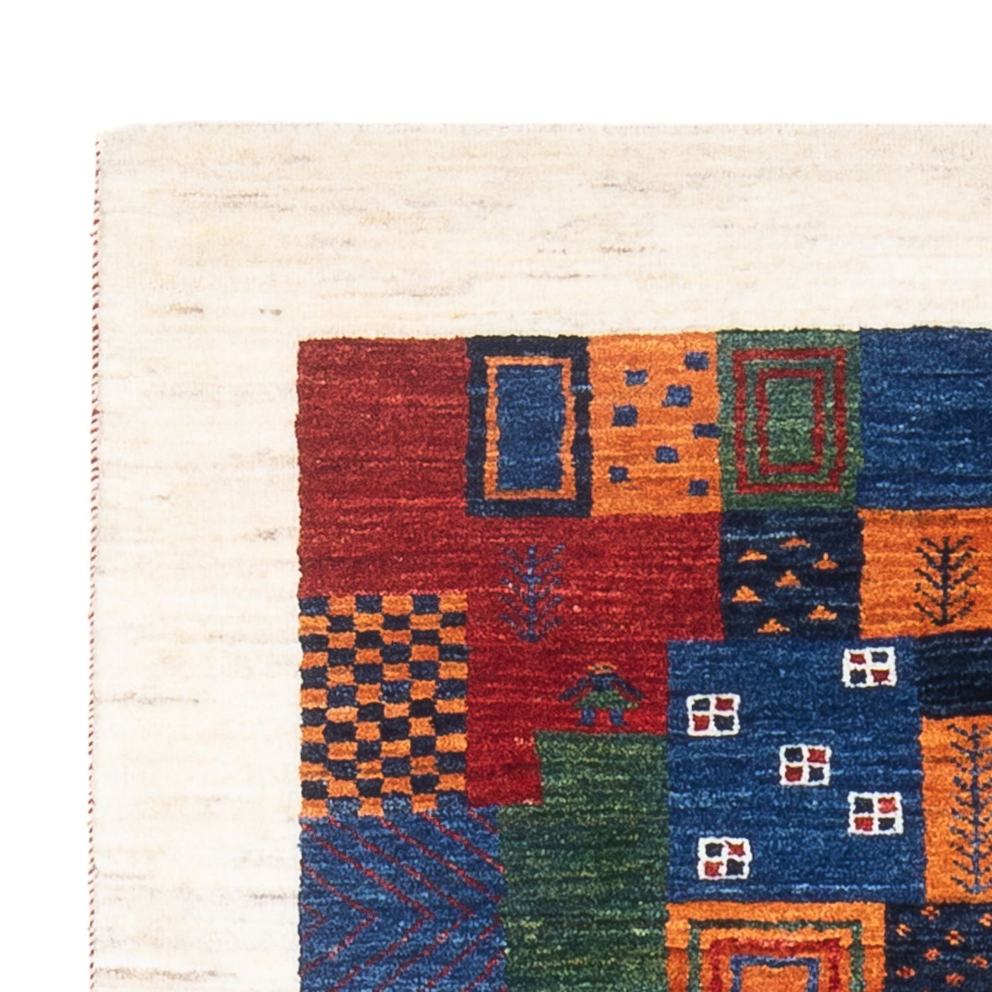 Loribaft Tæppe 132x86cm - Perserteppich Wollteppich