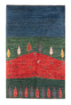 Loribaft Tæppe 131x81cm - Perserteppich Wollteppich