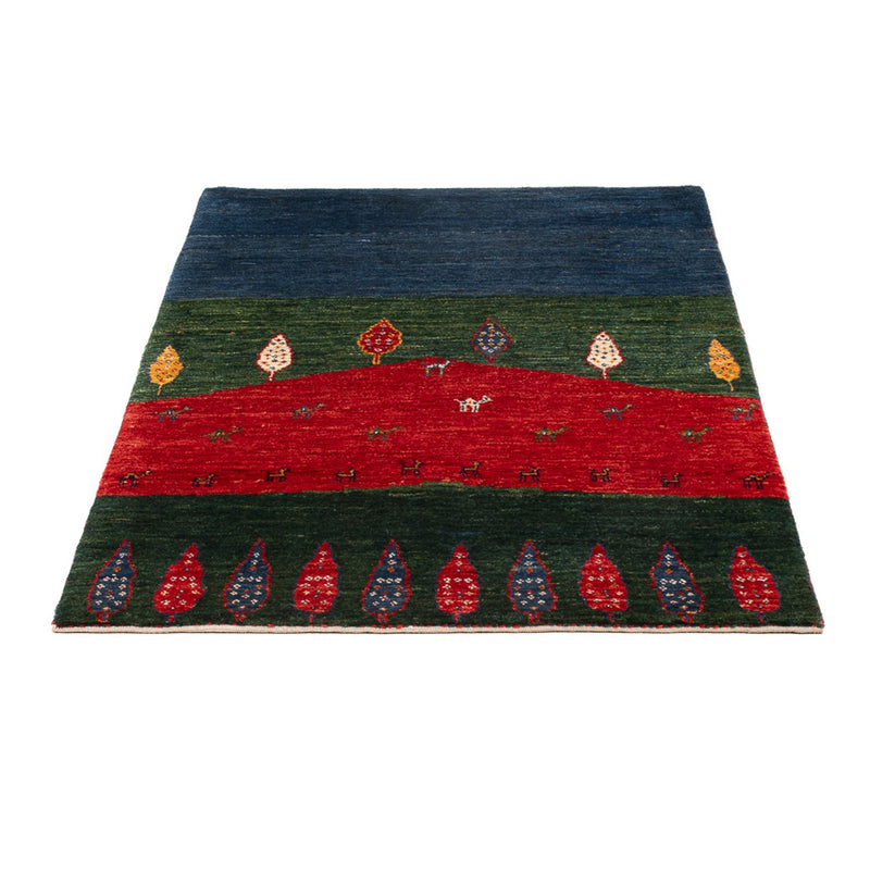 Gabbeh Tæppe - Loribaft Persisk - 131 x 81 cm - flerfarvet