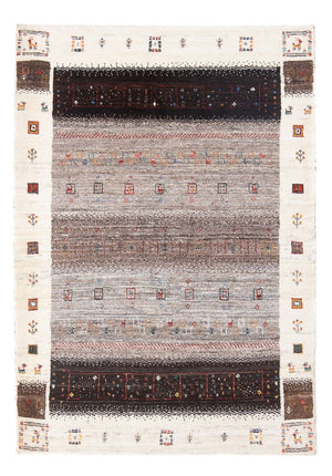 Gabbeh Tæppe - Loribaft Persisk - 125 x 87 cm - flerfarvet