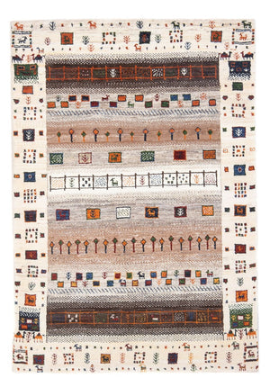 Gabbeh Tæppe - Loribaft Persisk - 127 x 84 cm - flerfarvet