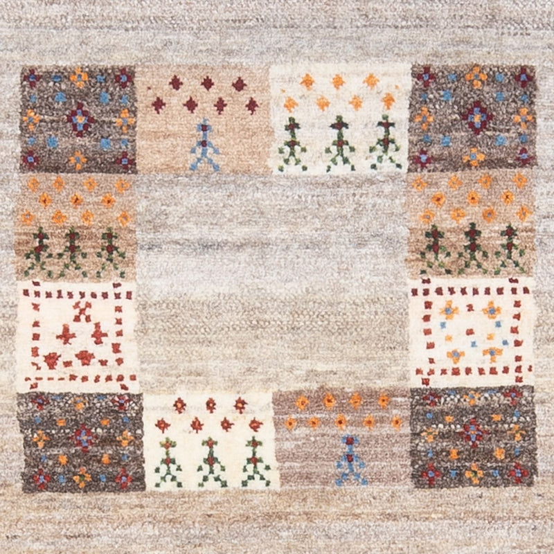 Gabbeh Tæppe - Loribaft Persisk - 130 x 84 cm - flerfarvet