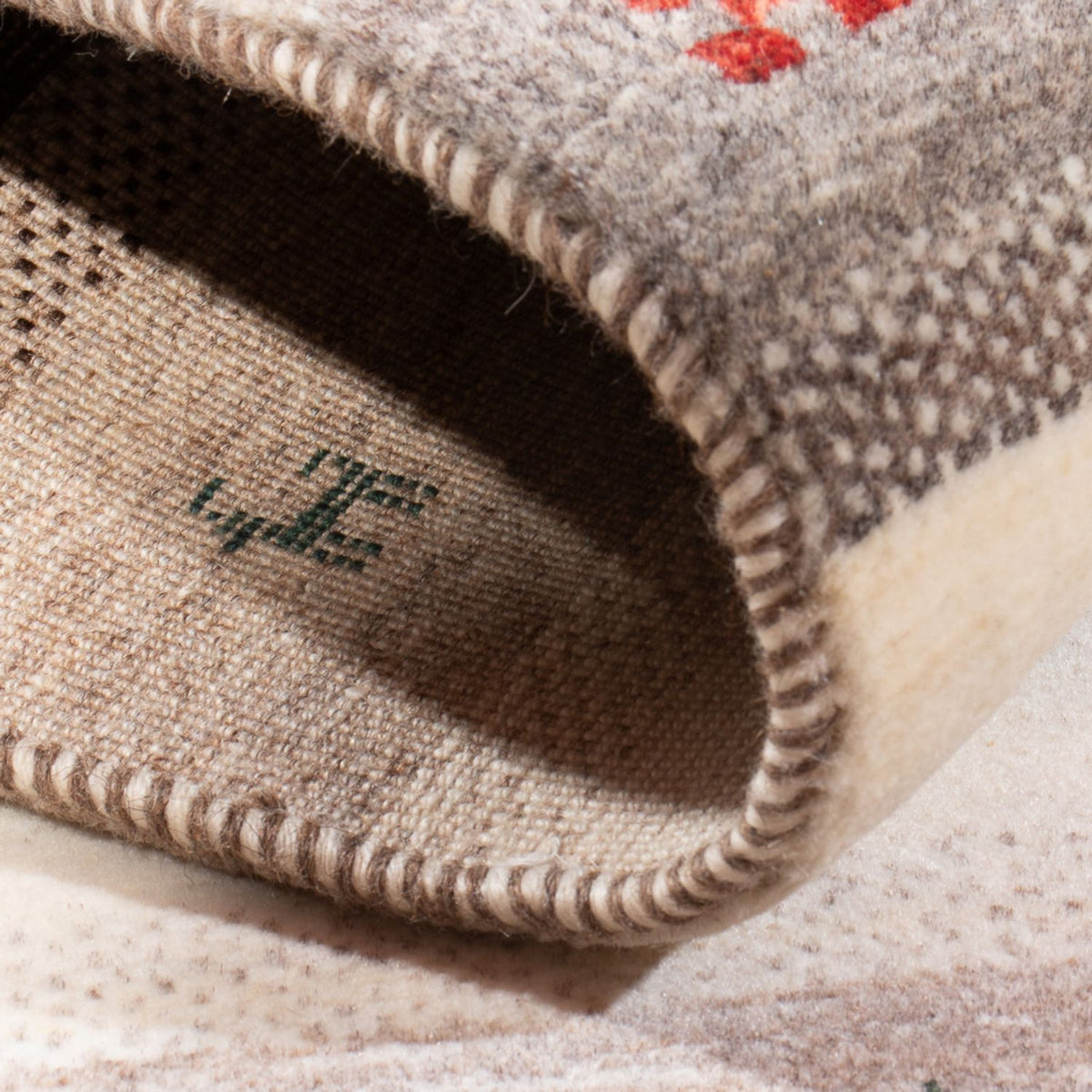 Gabbeh Tæppe - Loribaft Persisk - 130 x 85 cm - flerfarvet