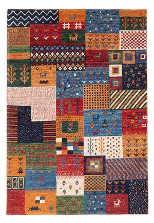 Gabbeh Tæppe - Loribaft Persisk - 130 x 82 cm - flerfarvet