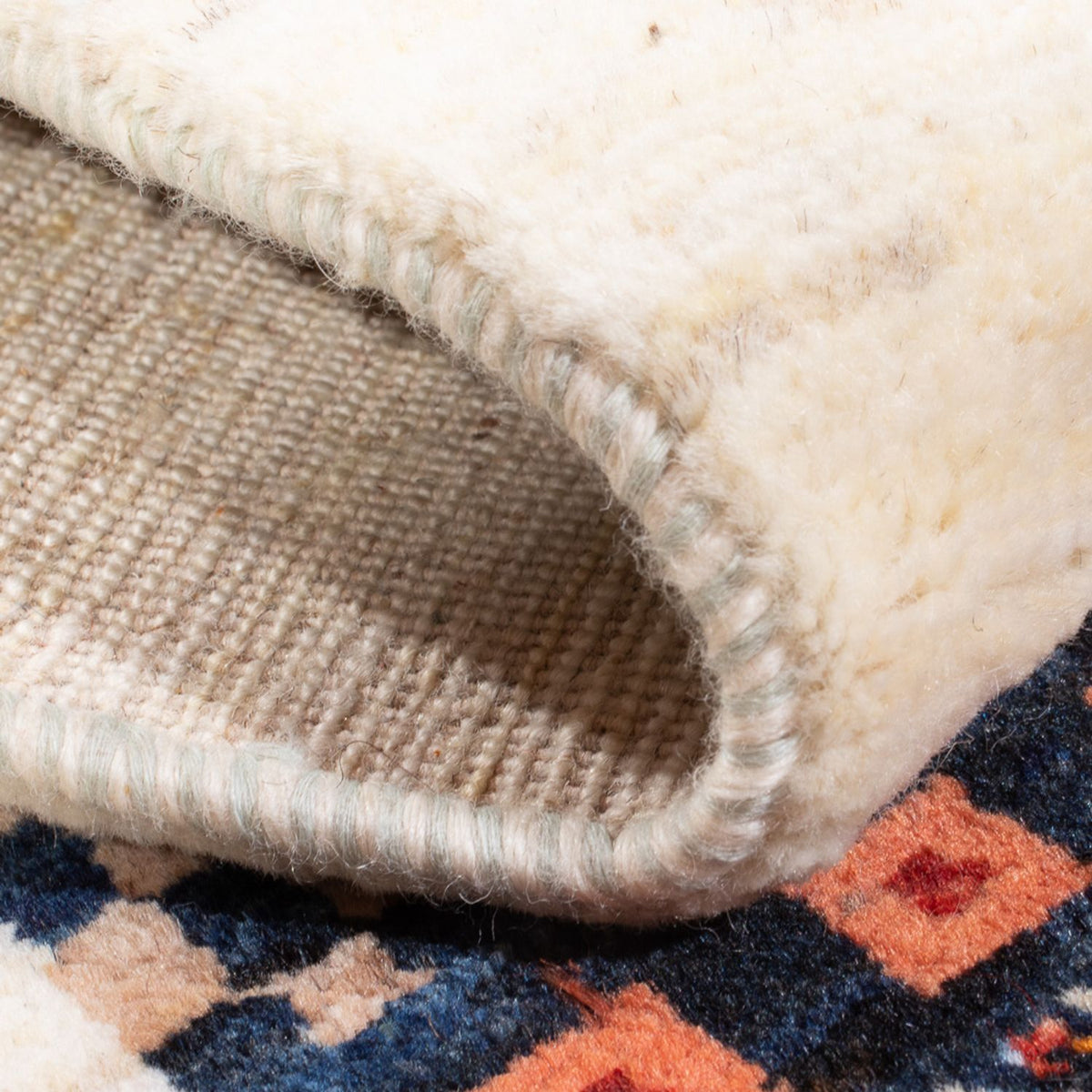 Gabbeh Tæppe - Loribaft Persisk - 125 x 84 cm - flerfarvet