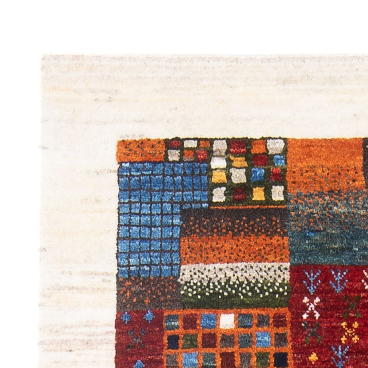 Gabbeh Tæppe - Loribaft Persisk - 135 x 80 cm - flerfarvet