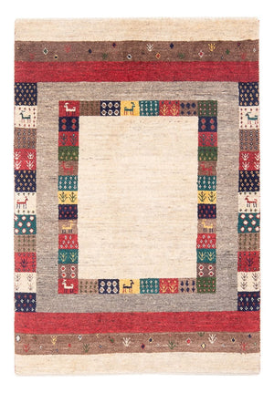 Gabbeh Tæppe - Loribaft Persisk - 122 x 83 cm - flerfarvet