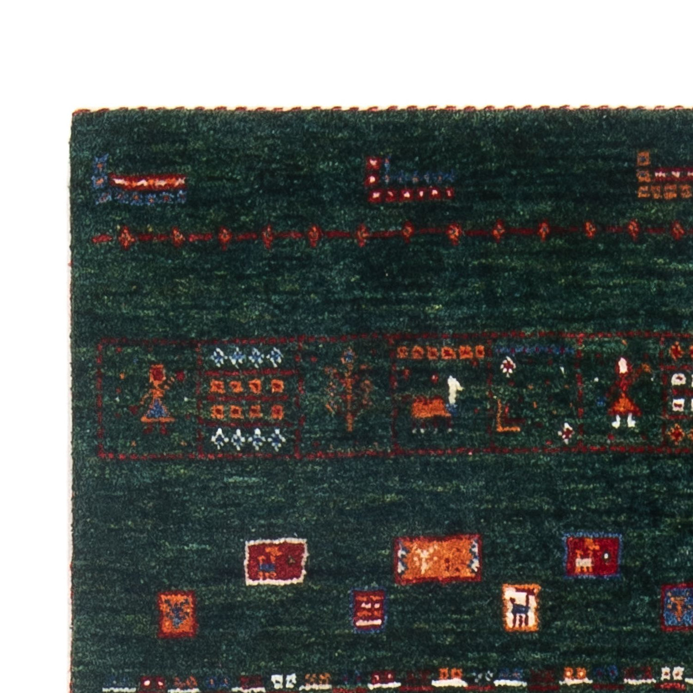 Loribaft Tæppe 136x85cm - Perserteppich Wollteppich
