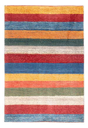 Gabbeh Tæppe - Loribaft Persisk - 129 x 87 cm - flerfarvet