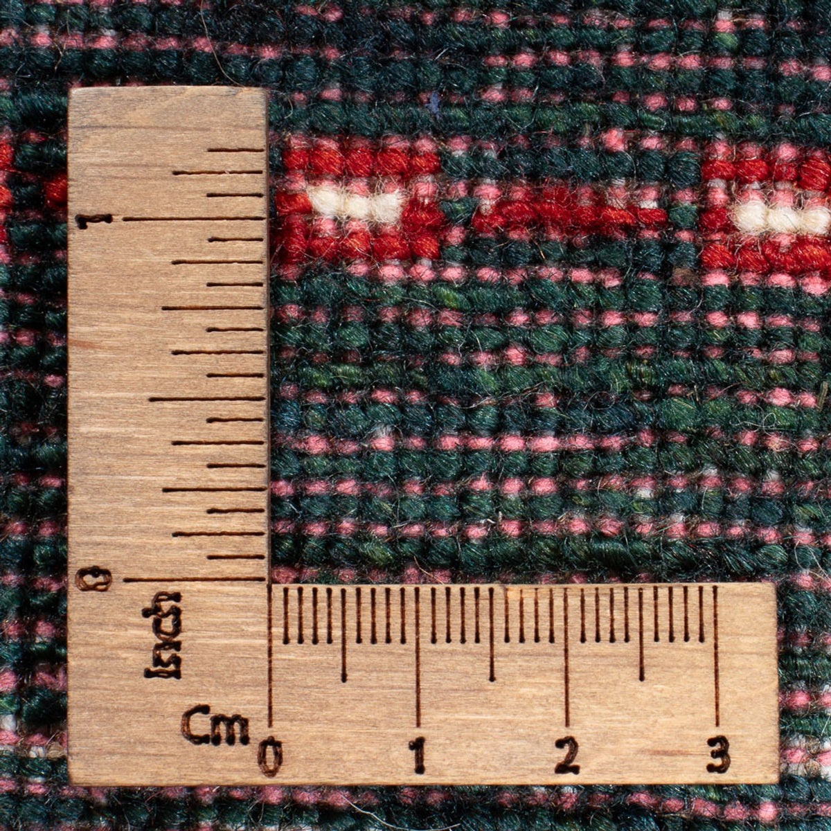 Gabbeh Tæppe - Loribaft Persisk - 135 x 85 cm - mørkegrøn