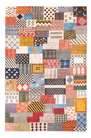 Gabbeh Tæppe - Loribaft Persisk - 125 x 82 cm - flerfarvet