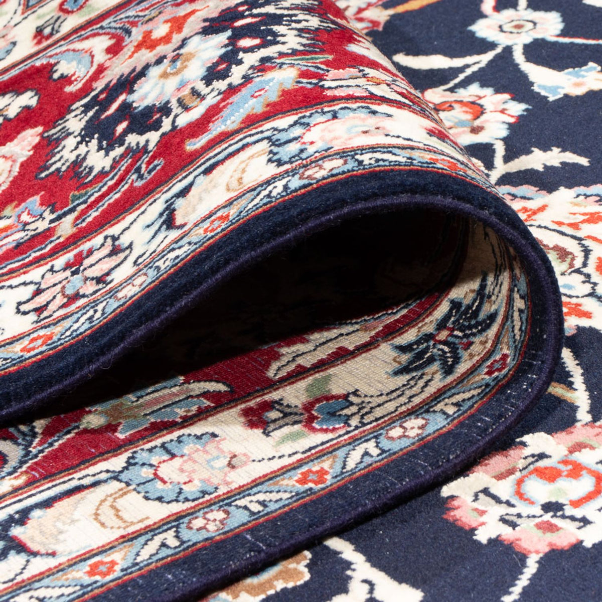 Persisk tæppe - Classic - 348 x 248 cm - mørkeblå