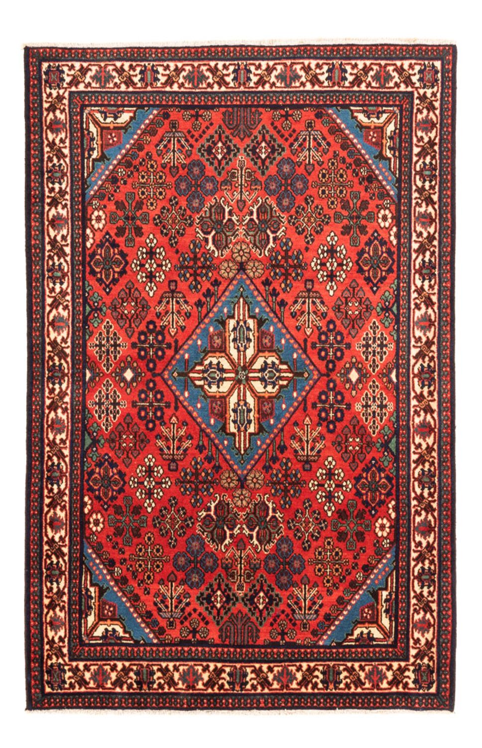 Persisk tæppe - Nomadisk - 156 x 105 cm - rød