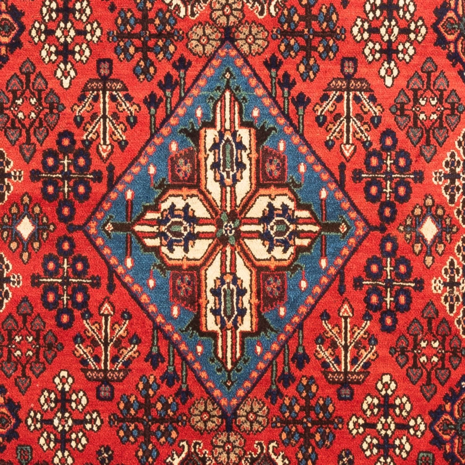 Persisk tæppe - Nomadisk - 156 x 105 cm - rød