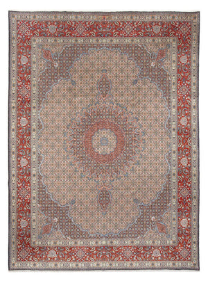 Persisk tæppe - Classic - 345 x 243 cm - lys brun