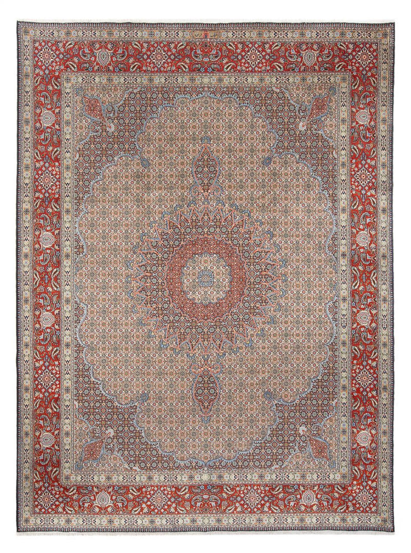 Persisk tæppe - Classic - 345 x 243 cm - lys brun