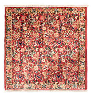Persisk tæppe - Nomadisk - 84 x 84 cm - rød