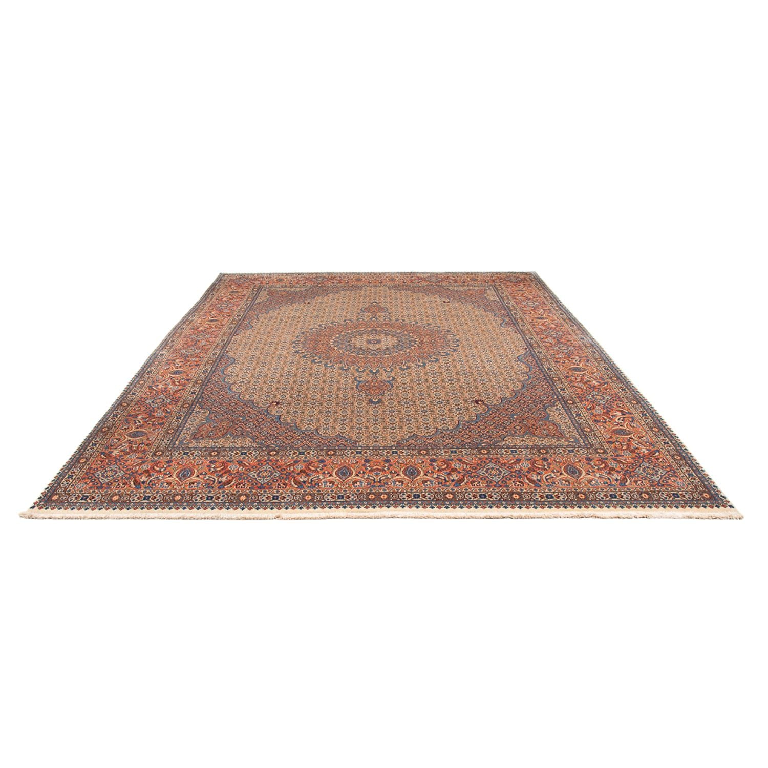 Persisk tæppe - Classic - 350 x 257 cm - mørk beige