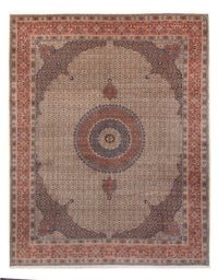 Persisk tæppe - Classic - 397 x 301 cm - mørk beige