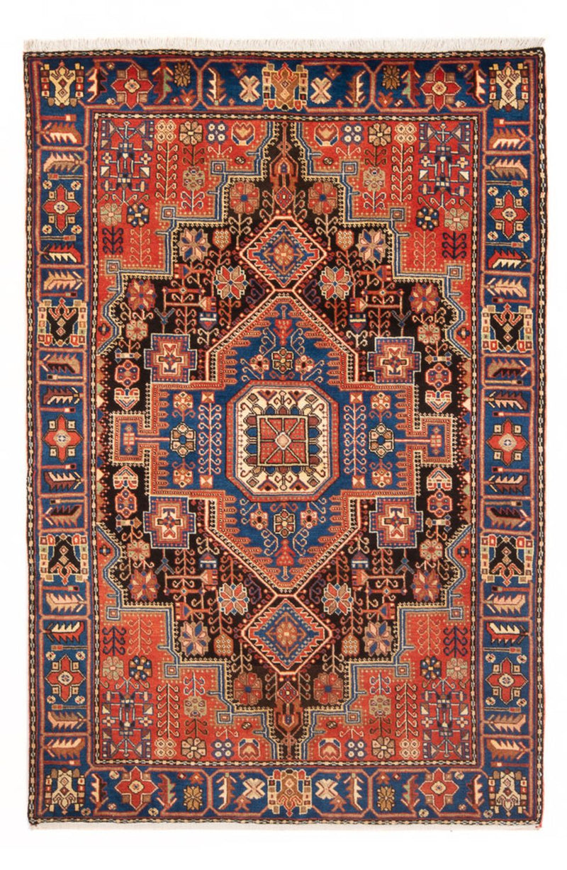 Persisk tæppe - Nomadisk - 205 x 140 cm - blå