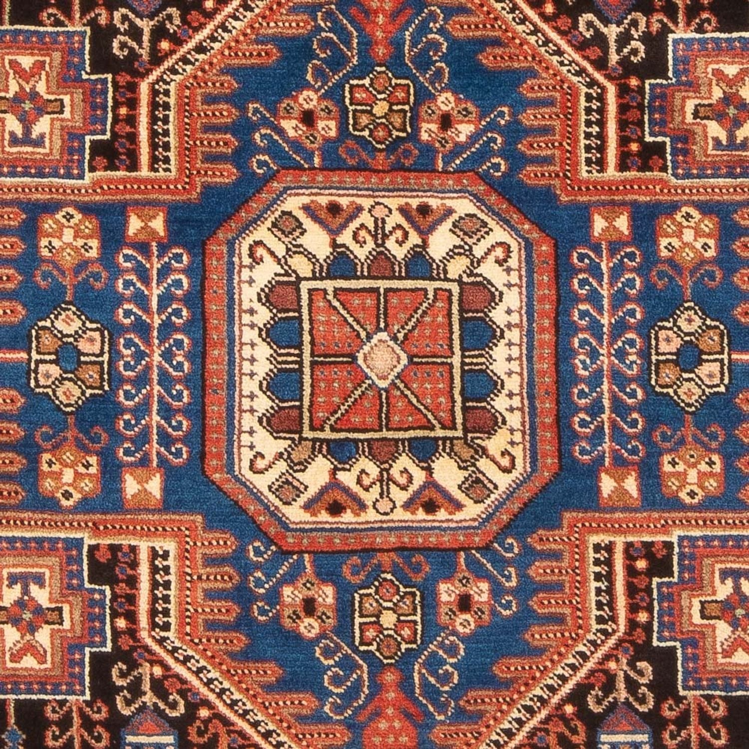 Persisk tæppe - Nomadisk - 205 x 140 cm - blå