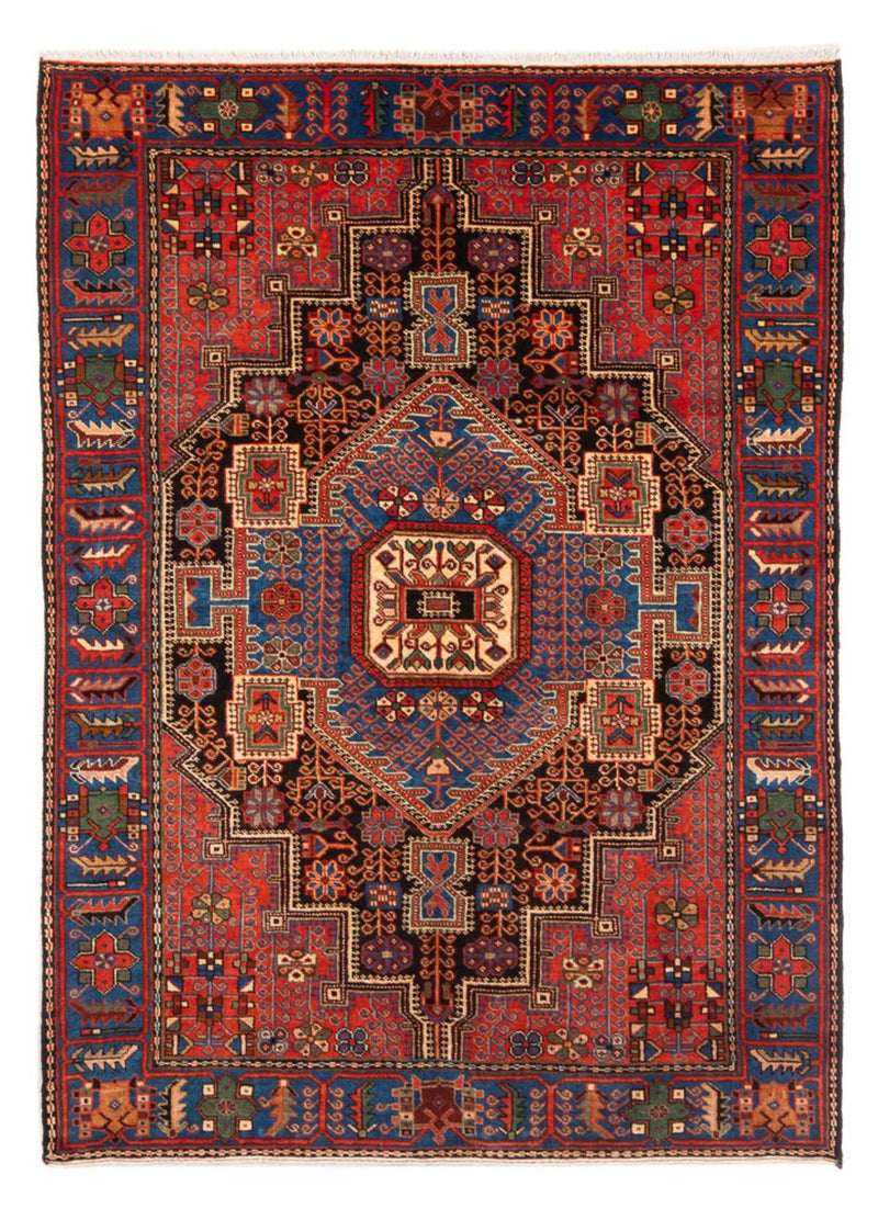 Persisk tæppe - Nomadisk - 205 x 137 cm - blå