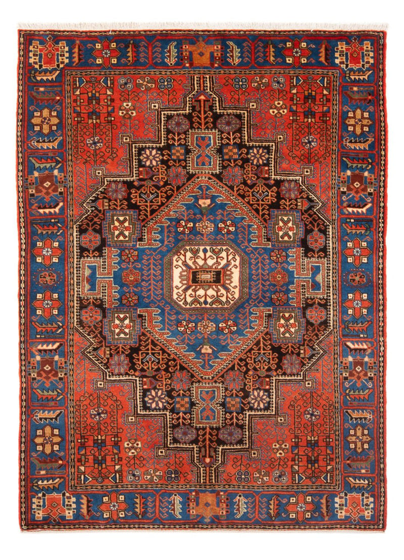Persisk tæppe - Nomadisk - 196 x 150 cm - blå