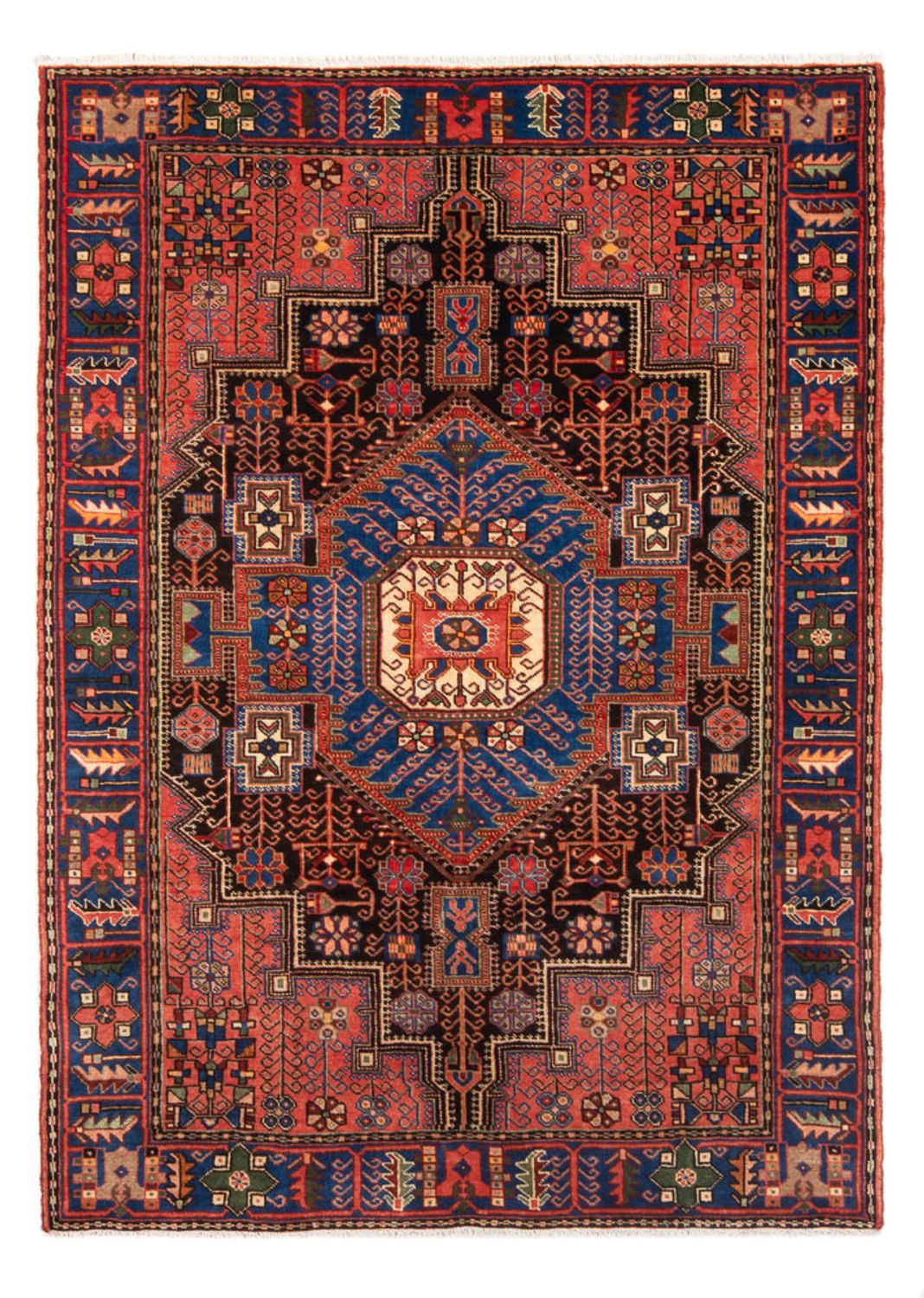 Persisk tæppe - Nomadisk - 205 x 148 cm - blå