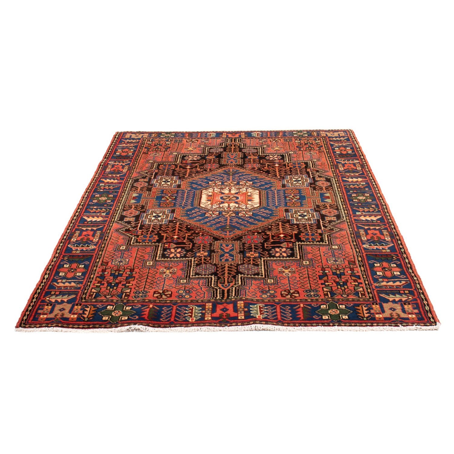 Persisk tæppe - Nomadisk - 205 x 148 cm - blå