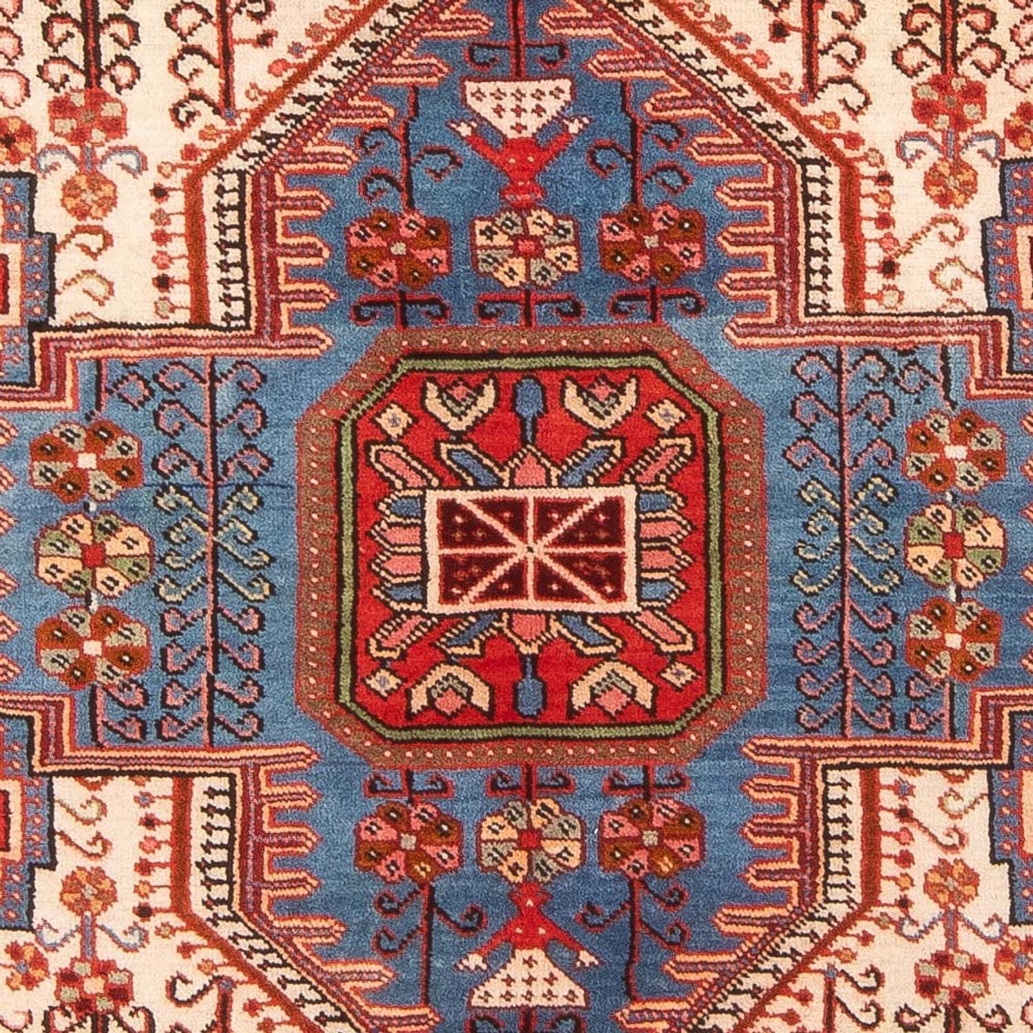 Persisk tæppe - Nomadisk - 199 x 150 cm - blå