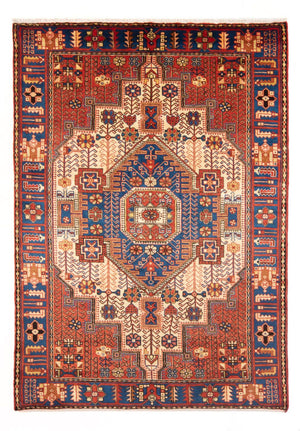 Persisk tæppe - Nomadisk - 210 x 142 cm - blå