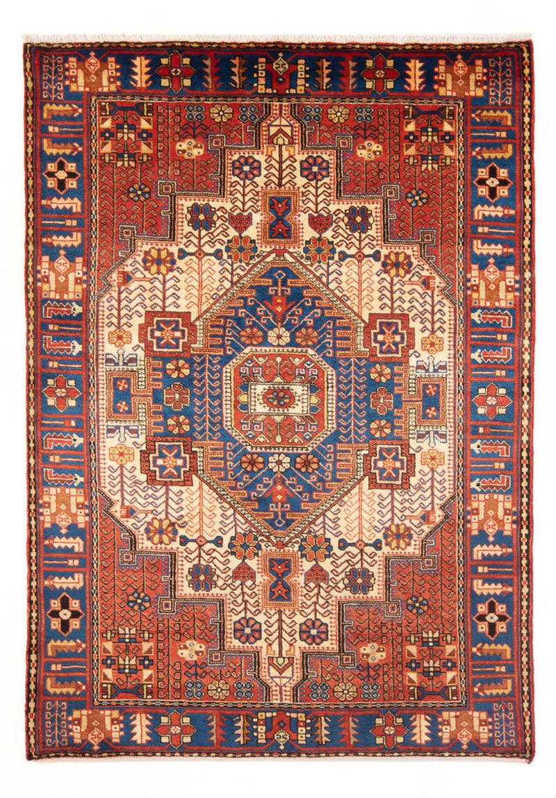 Persisk tæppe - Nomadisk - 210 x 142 cm - blå