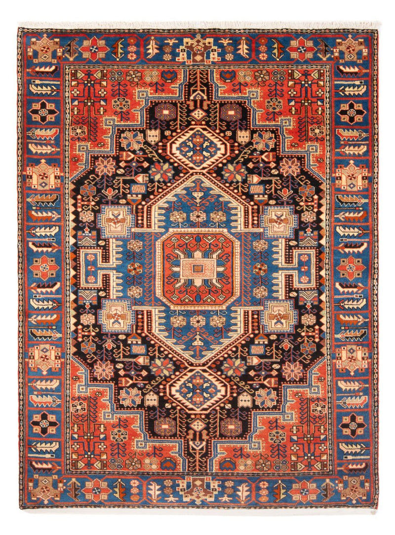 Persisk tæppe - Nomadisk - 198 x 142 cm - blå