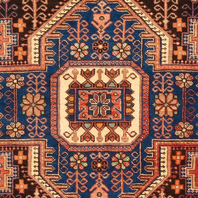 Persisk tæppe - Nomadisk - 202 x 140 cm - mørkeblå