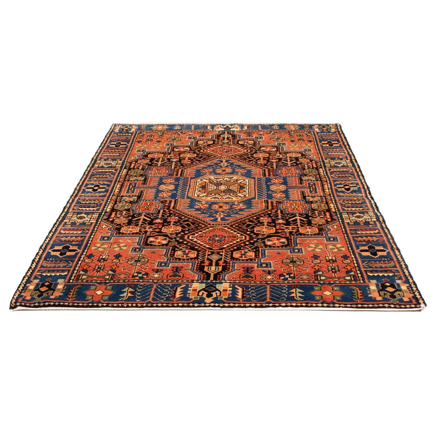 Persisk tæppe - Nomadisk - 200 x 138 cm - blå