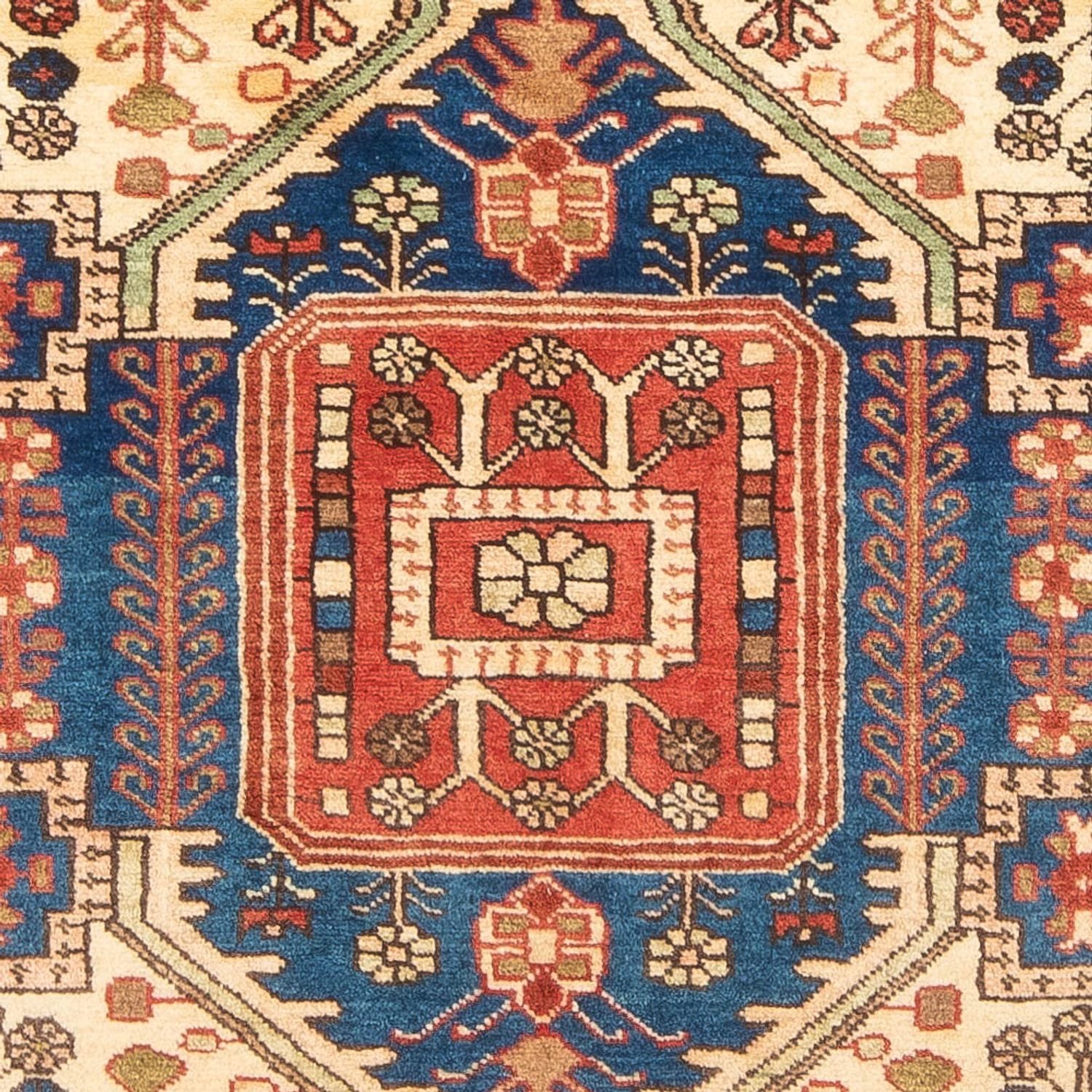 Persisk tæppe - Nomadisk - 190 x 138 cm - blå