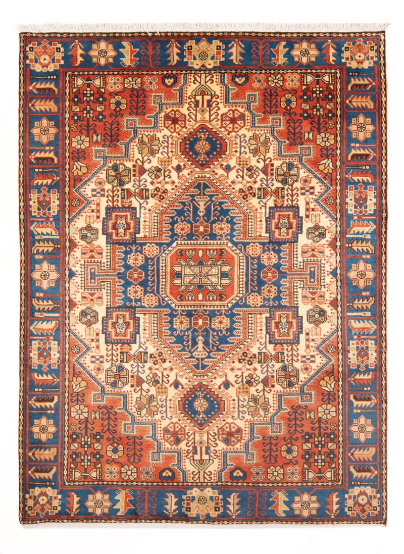 Persisk tæppe - Nomadisk - 196 x 142 cm - blå
