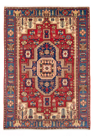 Persisk tæppe - Nomadisk - 196 x 147 cm - blå