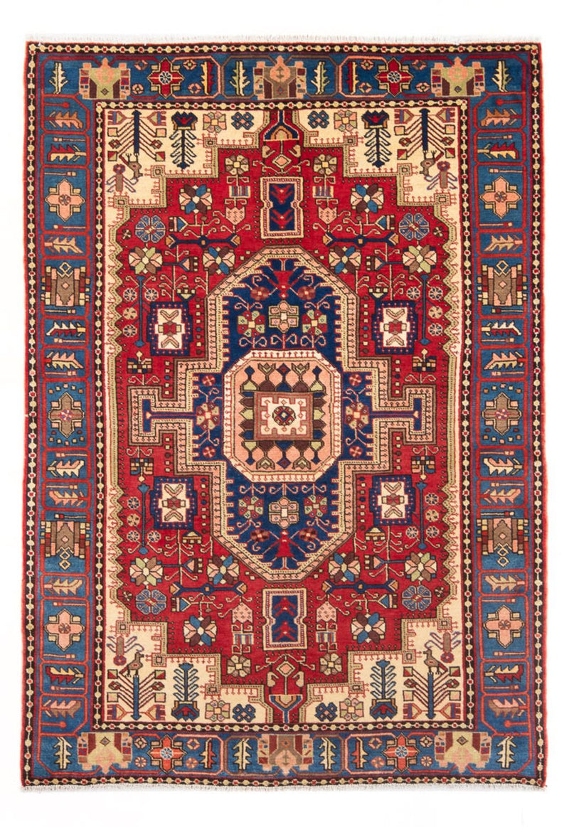 Persisk tæppe - Nomadisk - 196 x 147 cm - blå