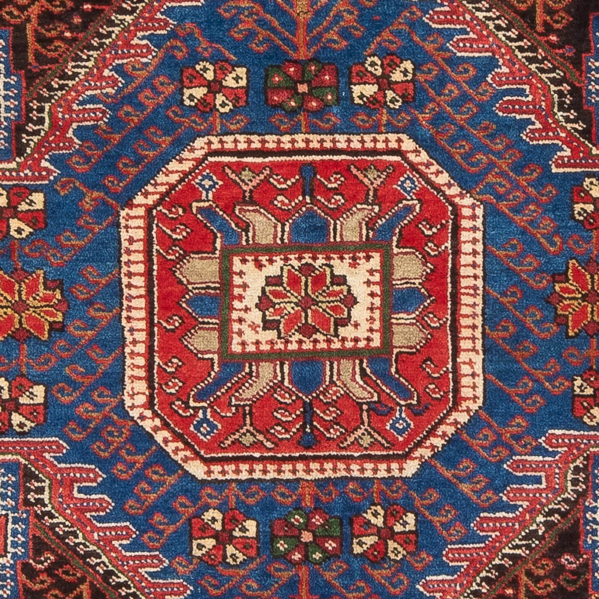 Persisk tæppe - Nomadisk - 213 x 137 cm - blå