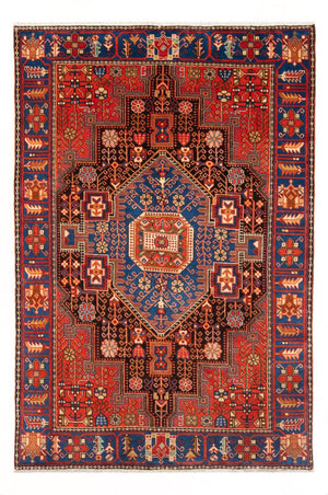 Persisk tæppe - Nomadisk - 193 x 136 cm - blå